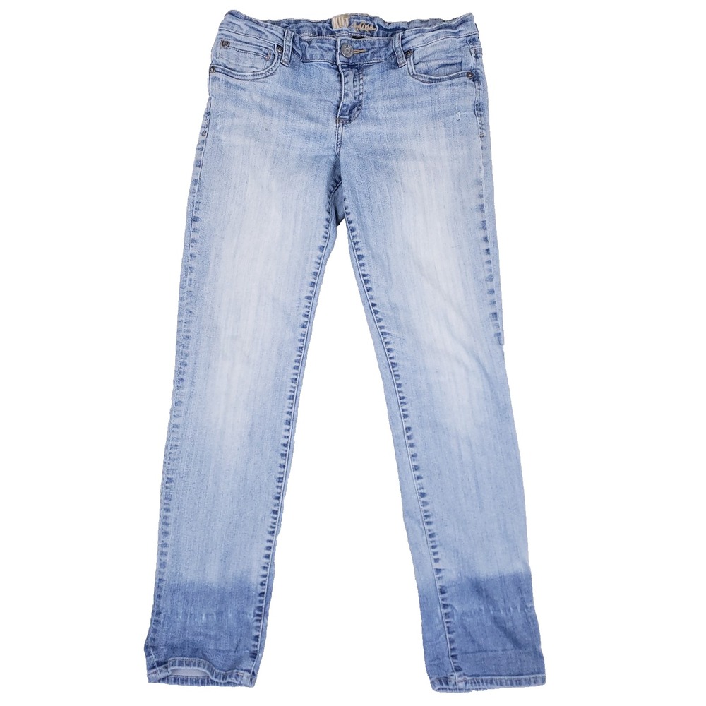 Kut From The Kloth Skinny Jeans Size 6 Light Wash Off Duty Model‎ Grunge